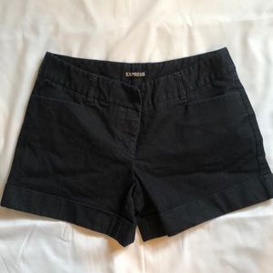 Express dark denim short